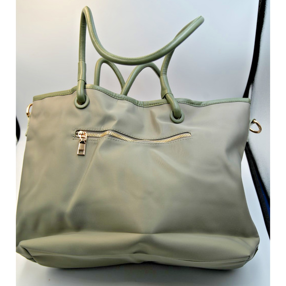 Unbranded Handbags - Olive Green 3-Piece Travel Tote Set with Zippers – Model S056, New with Tags